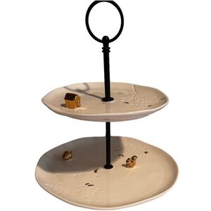 two-tier serving tray by bread & butter
